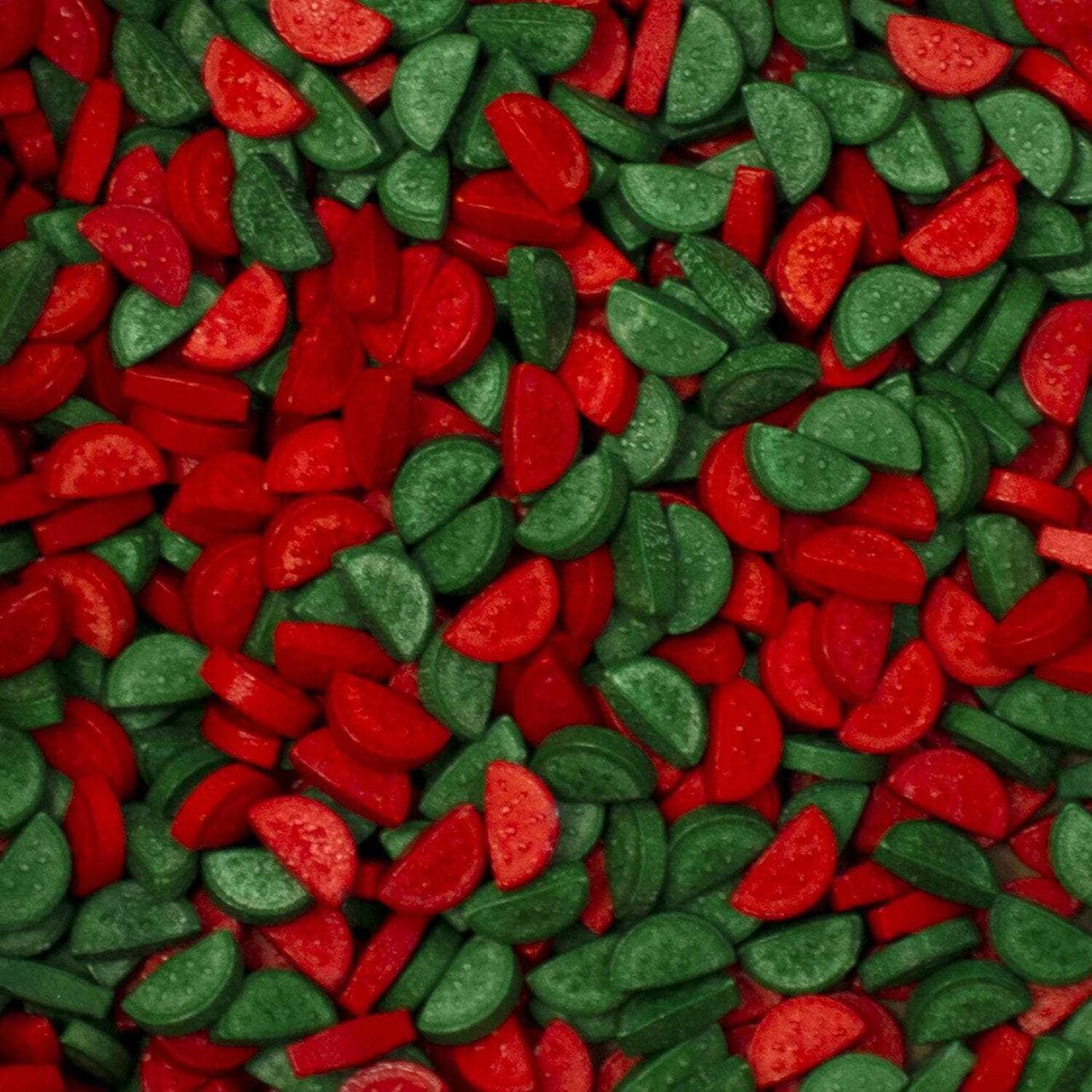 Krazy Sprinkles - Watermelon Wedges (1/2 Cup, 1x Jar) for Cakes, Ice Cream & Cookies